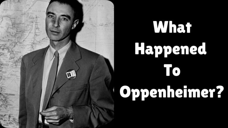 What Happened To Oppenheimer